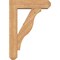 Ekena Millwork Funston Craftsman Smooth Bracket w/ Offset Brace, Western Red Cedar, 7 1/2"W x 28"D x 40"H BKT0806X28X40FST04SWR - alternate 4